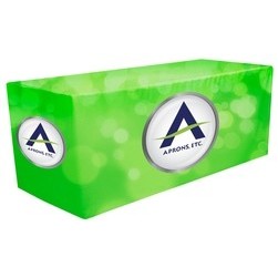 Full Color Multi-Location Dye-Sub 8' Fitted Table Cover